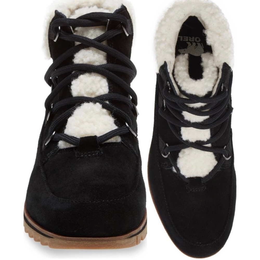 *NWT* Sorel Harlow Bootie Size 8.5 Black